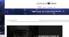 Desktop Screenshot of learning-mind.com